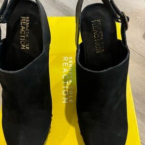 Kenneth Cole Reaction Black Mules